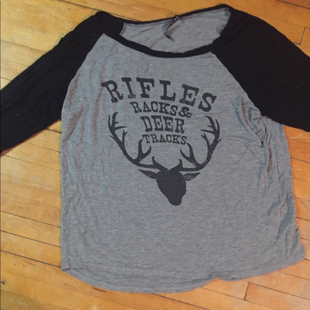 Rifles Racks Deer Tracks Tee